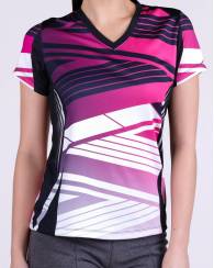 Ladies Sublimated Tee, Round or V-neck